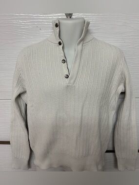 GUC Banana Republic Button Up Collar Sweater Size Small